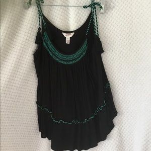 Arizona Jeans XL faux tie top, like new condition